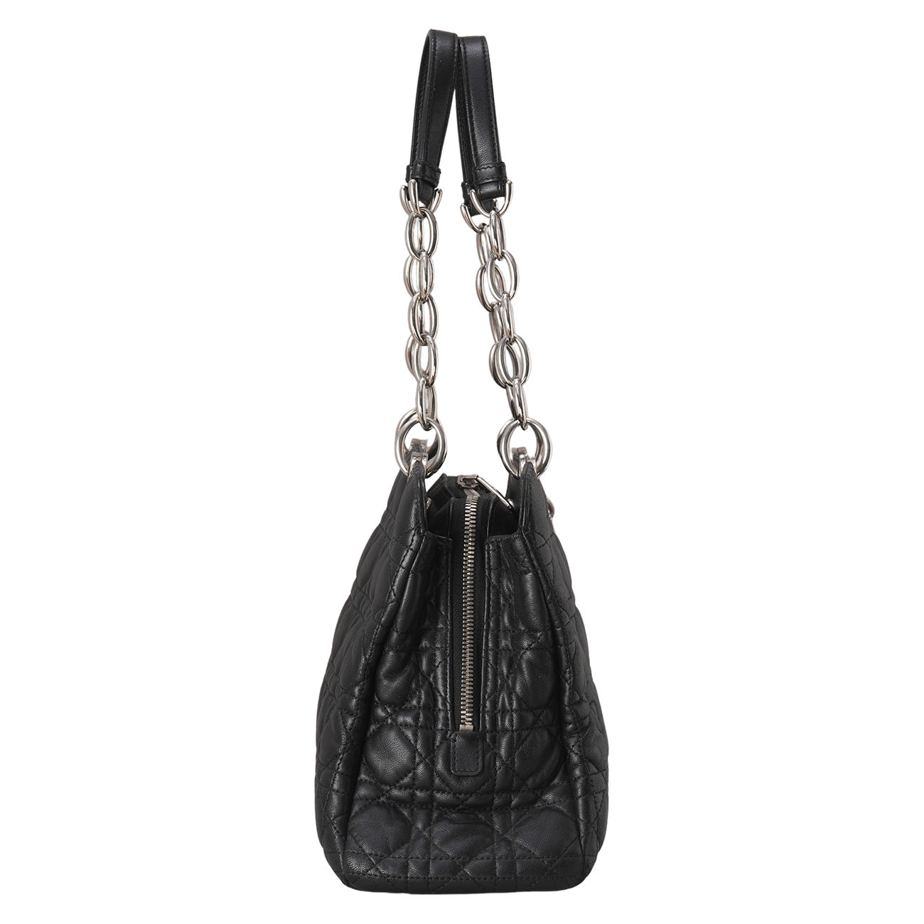 CHRISTIAN DIOR(USED)디올 까나쥬 체인 숄더백